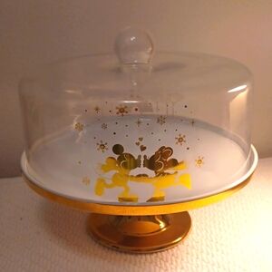 Disney Winter Collection Glass Cake Topper